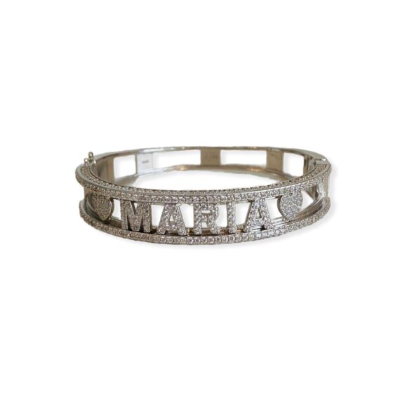 bracciale-braccialenome-manetta-braccialipersonalizzato-argento-zirconi-lejoiose-afragola-gioielleria